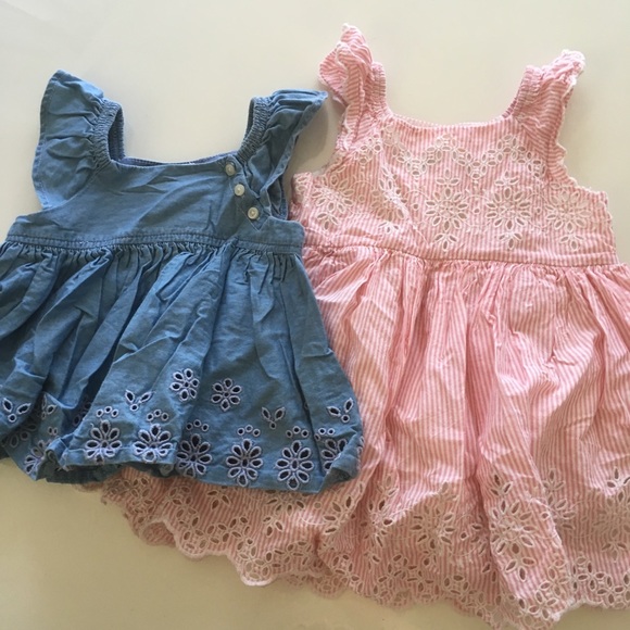 GAP Other - Baby Gap 18-24m Eyelet Flutter Sleeve Top Dress
